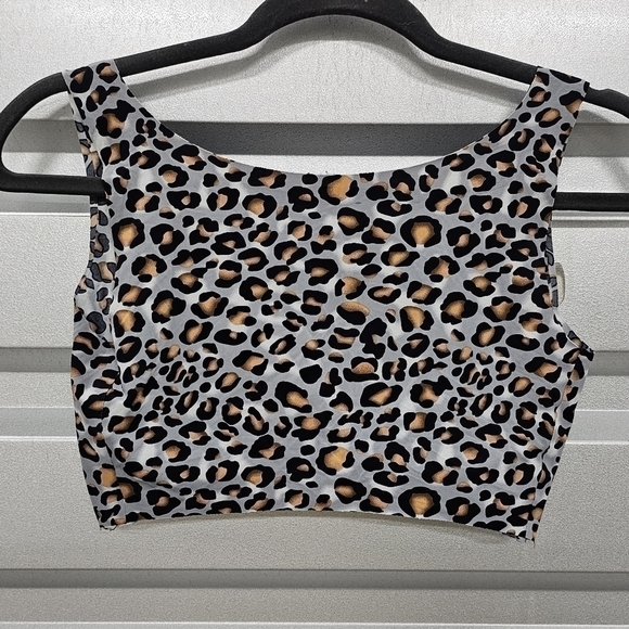 Leopard Print Seamless Bralette - Picture 2 of 4